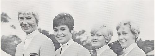 Mrs. Robert Lyle, Mrs. J. B. Moore, Mrs. Robert Borthwick, Miss Marilyn Palmer